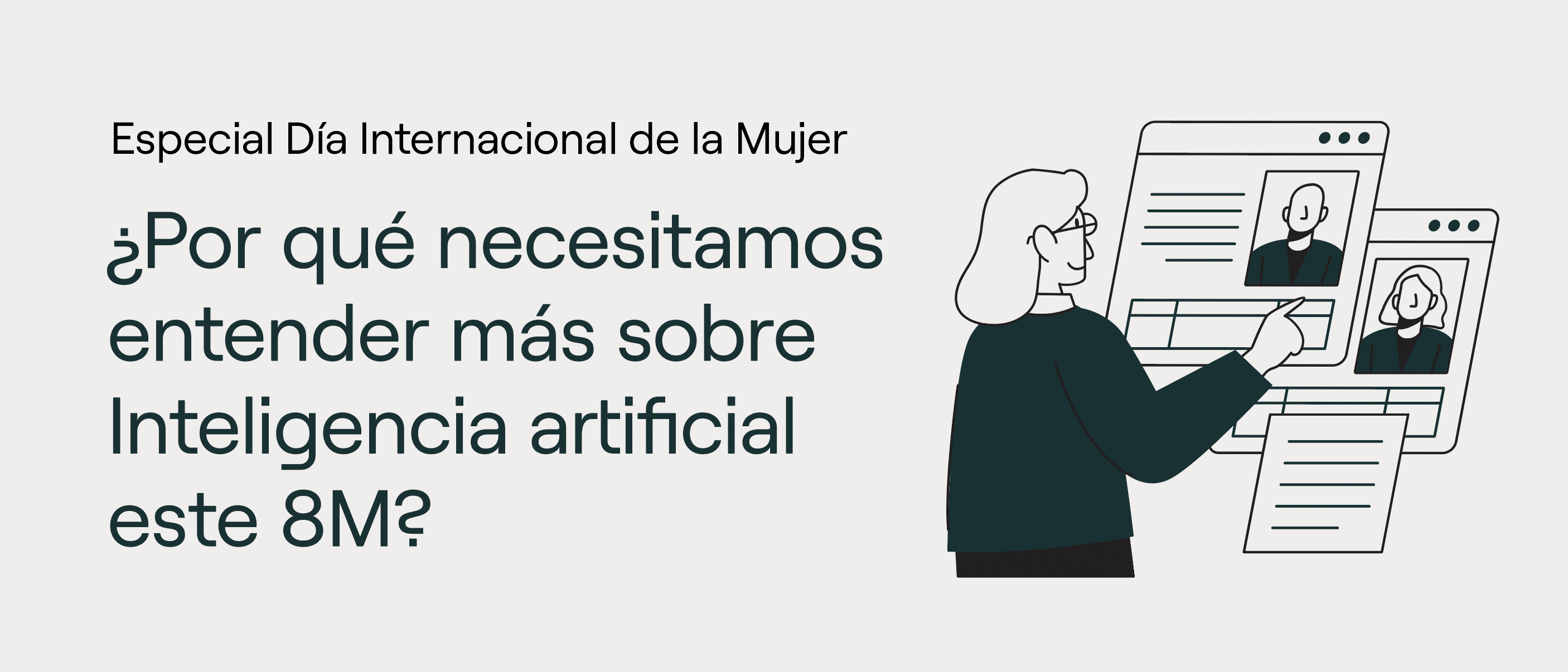 ¿Por qué necesitamos entender más sobre la Inteligencia Artificial este 8M?